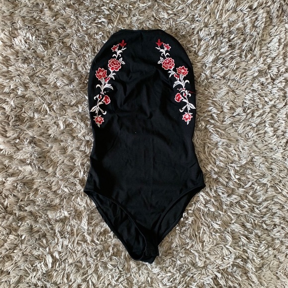 EMBROIDERED BODY SUIT - Picture 1 of 2
